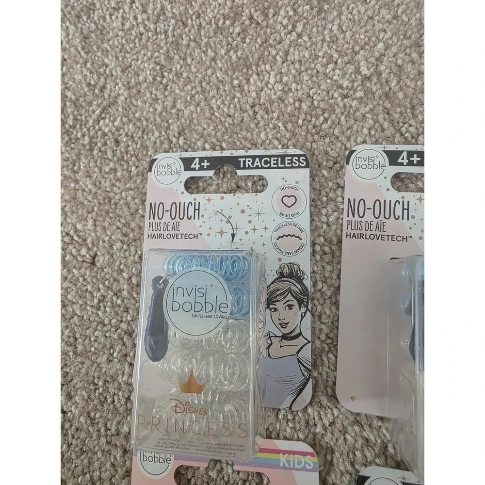 NEW Lot of 4 Packs Invisibobble Disney and Sparkle Princess 20PCS-Free Shipping